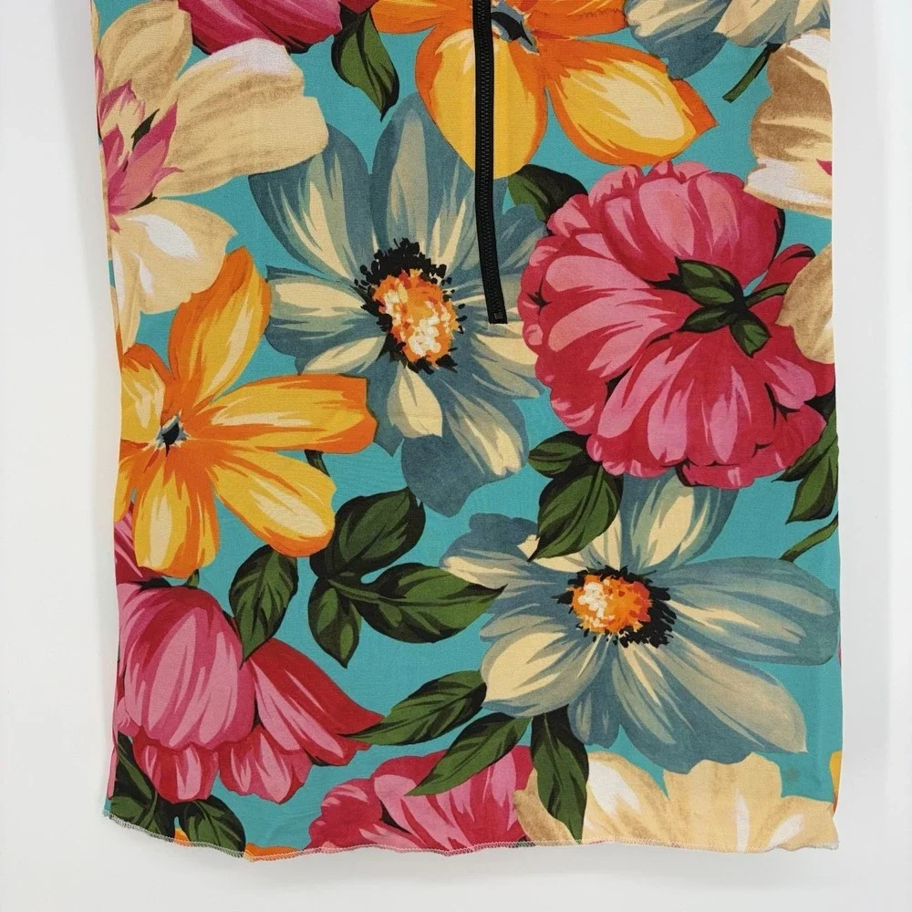 Milly Minis‎ Dress Girls Sz 12 Floral Lined Spring Multicolor Italian Fabric USA